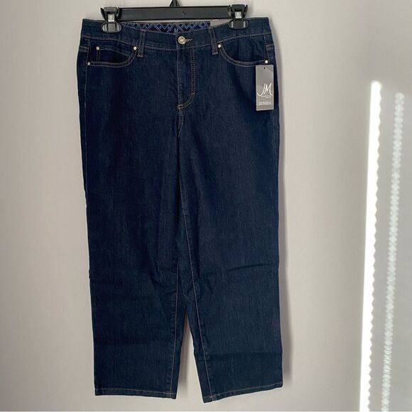 JM Collection Petite Women’s Capri Denim Pants size 6P - Picture 1 of 4